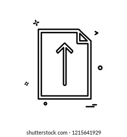 Document icon design vector