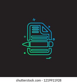 Document icon design vector 