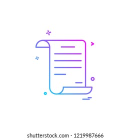 Document icon design vector
