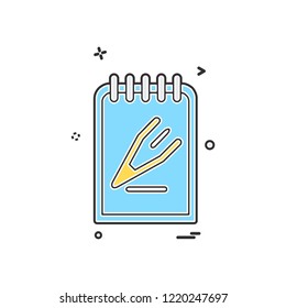 Document icon design vector