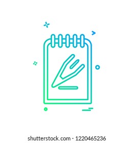 Document icon design vector