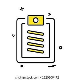 Document icon design vector 