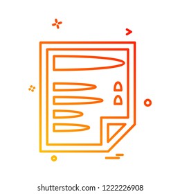 Document icon design vector 