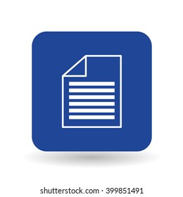 document icon design, vector illustration
