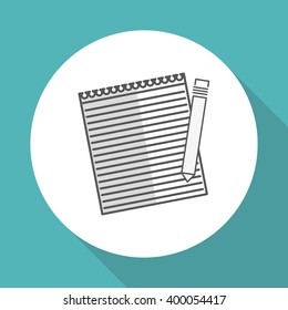 document icon design, vector illustration