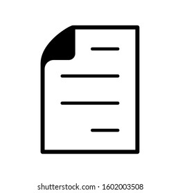 document icon design vector template