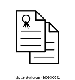 document icon design vector template