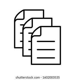 document icon design vector template