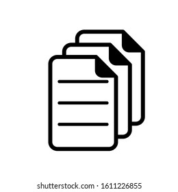 document icon design vector template