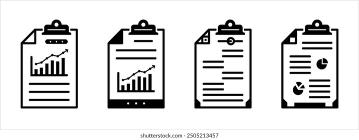 Document Icon, Digital Document Paper, Business, Note, Information, Paper, Sheet, Contract, Vector Art Illustration