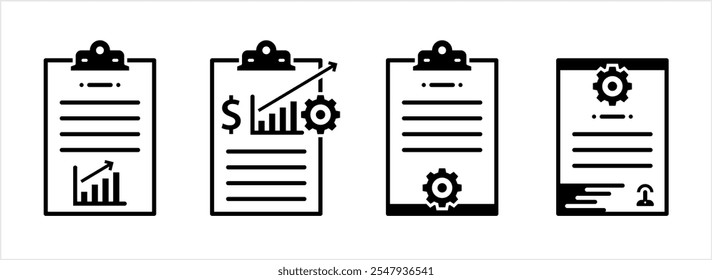 Ícone do documento, Papel de documento digital, Negócios, Nota, Informações, Papel, Folha, Contrato, Ilustração de arte vetorial