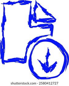 document icon in Doodle style