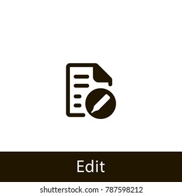 document icon. edit document. sign design