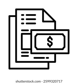 Document Icon Element for Design
