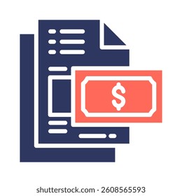 Document Icon Element for Design
