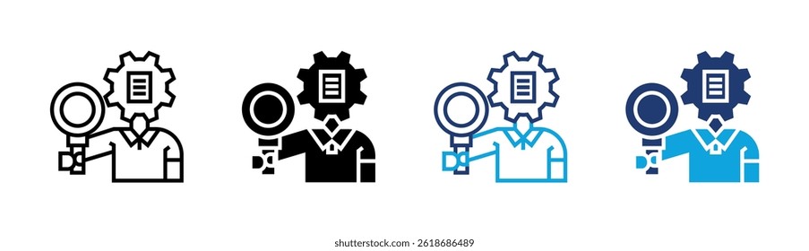 Document Icon Element For Design