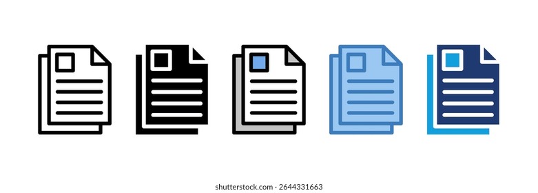 Elemento Ícone Do Documento Para Design