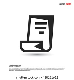 Document icon. file icon. 