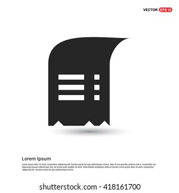 Document icon. file icon. 