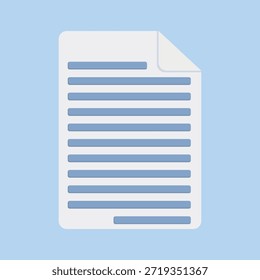 Ícone Documento. Arquivo, área de transferência, lista de verificação, negócios, escritório, finanças, trabalho.