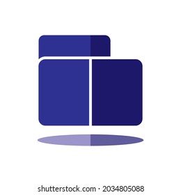 document icon, file icon on a white background. Flat design style. EPS 10 vector.