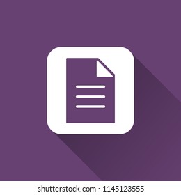 document icon. file sign