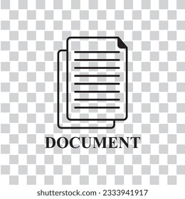 document icon , file icon vector