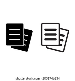 Document icon, file icon, vector illustraton design.