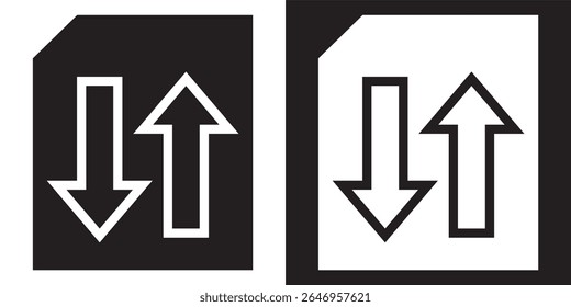 Document icon. Files related icons: , . Vector illustration.EPS10 AI
