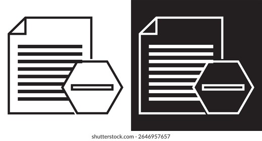 Icono de documento. Iconos relacionados con archivos: , . Ilustración vectorial.EPS10 AI