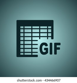 document Icon, flat design style