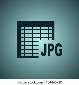 document Icon, flat design style