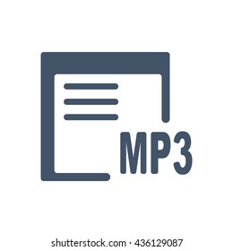 document Icon, flat design style