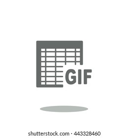 document Icon, flat design style