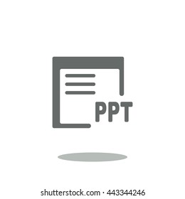 document Icon, flat design style