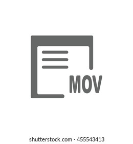 document Icon, flat design style