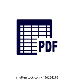 document Icon, flat design style
