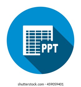 document Icon, flat design style