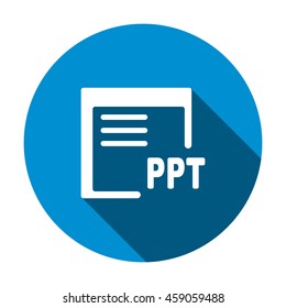document Icon, flat design style