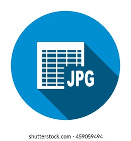 document Icon, flat design style