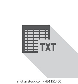 document Icon, flat design style