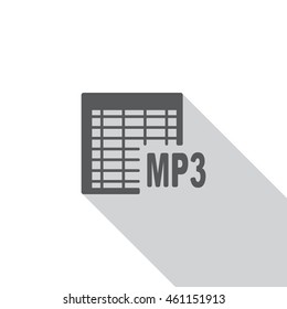 document Icon, flat design style