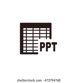 document Icon, flat design style