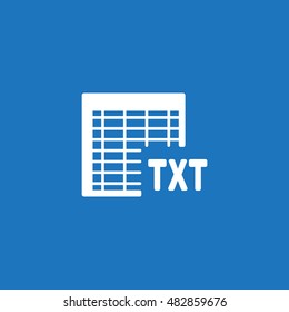 document Icon, flat design style