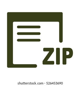 document Icon, flat design style