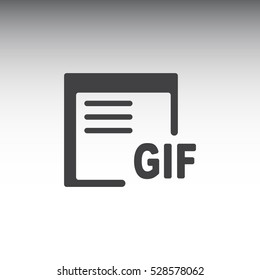 document Icon, flat design style