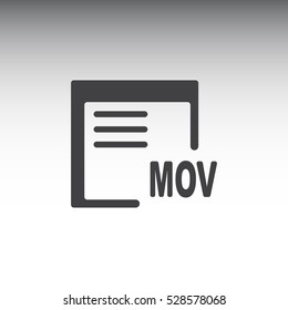 document Icon, flat design style