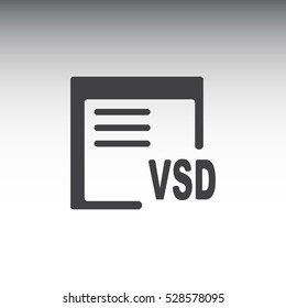 document Icon, flat design style