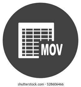 document Icon, flat design style