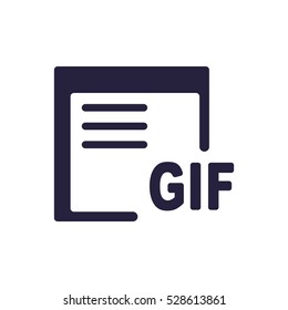 document Icon, flat design style